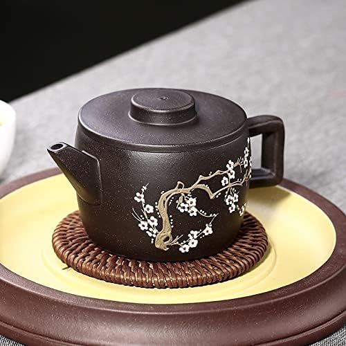 Wionc Purple Clay чајник, Зиша, рачно изработен, чај сет, пиење чај, кал Хуанглонгшан, Мексианг Ханва чајник, црна