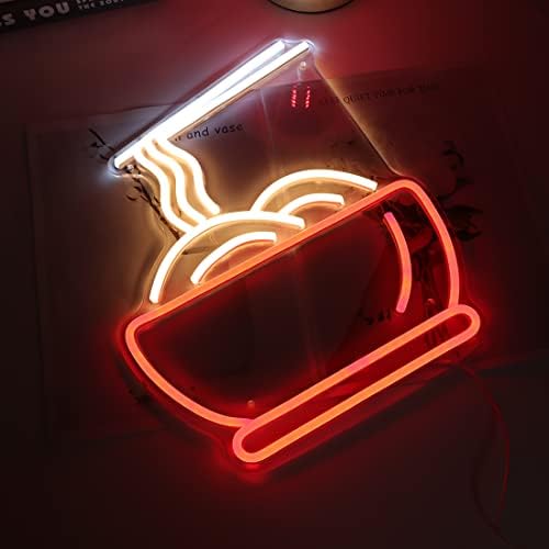 Neon знак на Britrio Ramen за домашен бар кујнски вечера лесна роденденска забава ресторан кафуле маж пештерска глупак wallидна
