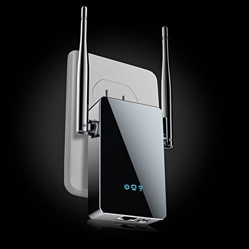 2023 Release-WiFi Extender WiFi Сигнал засилувач за дома до 8000 квадратни метри, повторувач на Интернет со порта за етернет, лесно поставување,