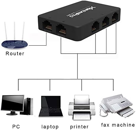 XtremPro 5 - ПОРТ USB Напојува 10/100Mbps Етернет RJ45 Мрежен Прекинувач Центар-Црна