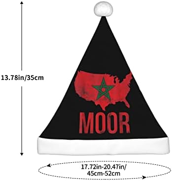 МАВРИТАНСКА Американска Америка Амексем Мароканска Капа На Дедо Мраз Деца Божиќни Капи Плишана Божиќна Капа За Божиќ Нова Година Празнични
