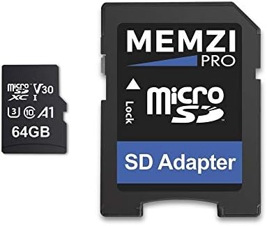 MEMZI PRO 64GB 100mb / S Класа 10 U3 V30 A1 Micro SDXC Мемориска Картичка со SD Адаптер ЗА Zte Blade Vantage, Max 2s/View/3, Force, Spark, Z/X