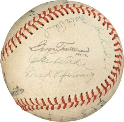 Најрано познат 1939 година Стен Музиал пред дебитант Ол -Starвезда игра потпишана Бејзбол ПСА ДНК - Автограмски бејзбол