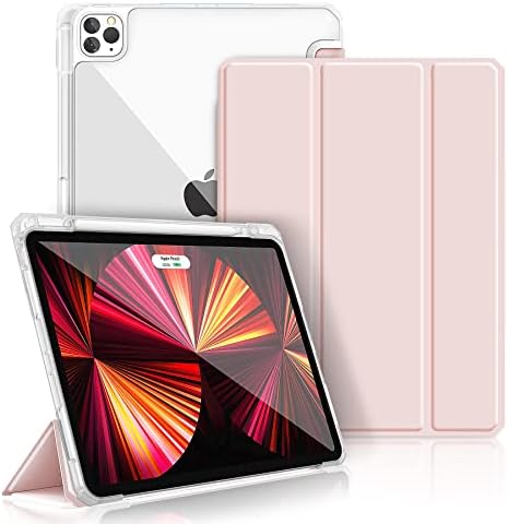 Gahwa iPad Pro 11 Случај 2022/2021/2020/2018 Со Држач За Моливи [Поддршка За Полнење На Молив од 2-Ри Генерал], Покријте Со Автоматско