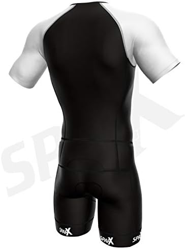 Sparx Mens Elite Aerosuit Triathlon Suit Mens Mens Mens Shoft Sneave Tri Suit Skinsuit