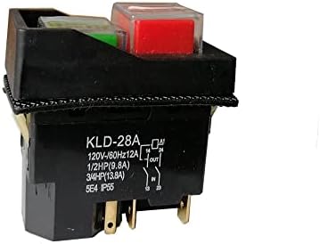5PINS водоотпорен магнетски експлозија-докажан прекинувач за копче KLD-28A 120V Електромагнетни прекинувачи-
