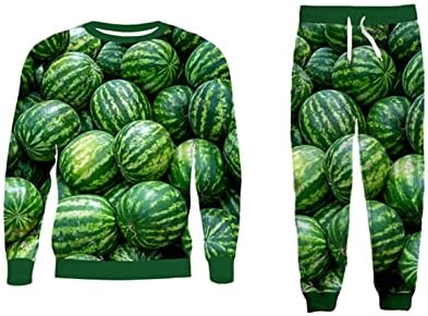 3Д целосна печатена овошна лубеница маица/џемпер/поштенски дуксери/тенка јакна/панталони Обичен костум