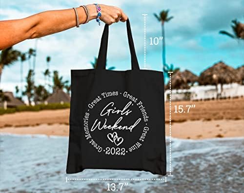 Gxvuis Canvas Tote Tote за жени минимализам намирници торби за рамо за подароци за шопинг работа за пријатели девојки викенд 2022 година