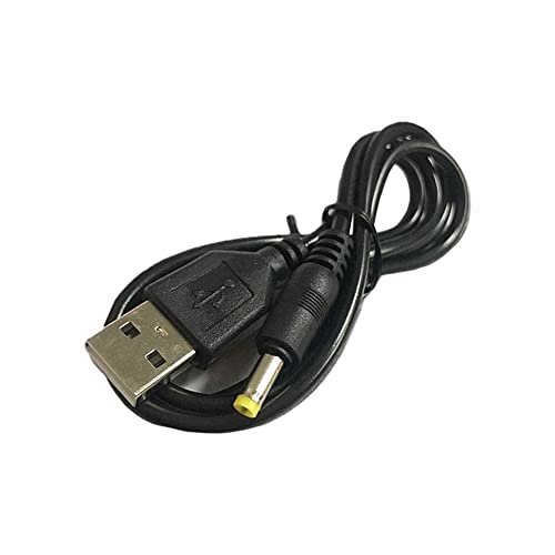 Yiexson 1pc 0,8m кабел Погоден за PSP 1000 2000 3000 USB приклучок за полнење за полнење C 1A 4.0x1.7mm Power 5V Plug G4J7 Полнење на
