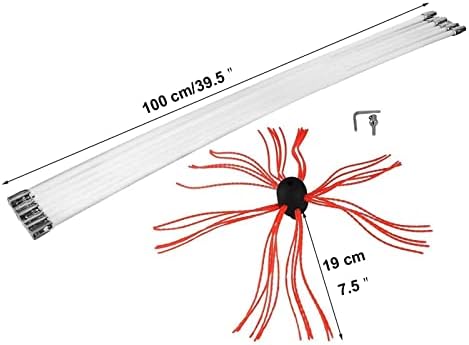Комплет За Чистење Оџаци НИНГМЕНГФЕНГ, Комплет За Четки За Оџаци Со Најлонски Флексибилни Прачки, Комплет За Ротирачки Оџаци Со Вежба, Комплет За Алатки За Чистење