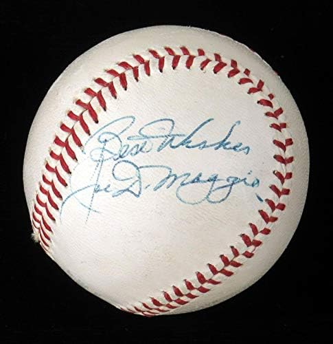 Убава Џо Димаџо Сингл Потпишан 1950 Американската Лига Кронин Бејзбол ЏСА-Автограм Бејзбол