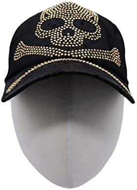 Со капакот на черепот Камиер за камиони унисекс -прилагодлива капа за бејзбол капа YT11319