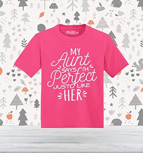 Shop4ever мојата тетка ми вели дека сум совршена исто како и нејзината маица за памучни мали деца