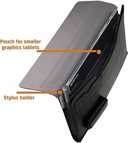 Брунел Кожа Графика Таблет Фолио Случај-Компатибилен Со Wacom Интуос Про Пенкало