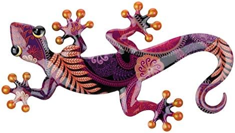 Регал уметност и подарок Геко wallиден декор, 18-инчен, бакар