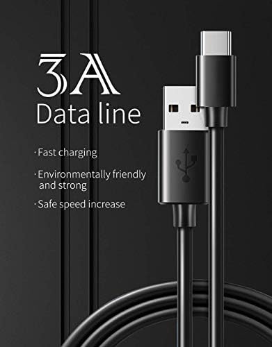 USB Тип-C Кабел За Податоци Компатибилен Со Samsung Galaxy S21/Ултра/Плус/S21+ 5G Брзи 5gbps Брзини! 1,2 М/3,3 Стапки