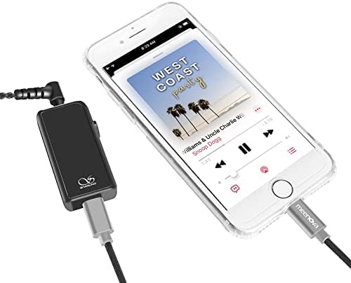 USB C DAC OTG Кабел 0,5 ft/15cm за iPhone13/iPad8/iPod бакарно Јадро без Кислород, iOS15 До Тип C Машки Адаптер За Засилувач, FIIO BTR 5 Q3S BTR3K