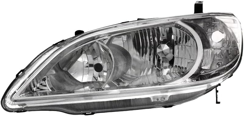 Реткоелектрични Нови Леви Странични Фарови Компатибилни Со Honda Civic Ex Lx Специјално Издание Купе 2005 по Дел број 33151-s5a-A51
