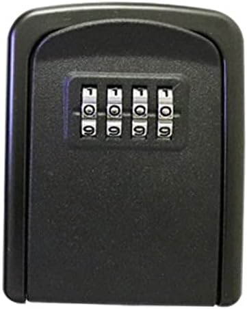 Шамџина Пренослива Кутија За Заклучување На Клучеви, 4 Цифрена Кутија За Заклучување Поставена На Ѕид, Кутија За Складирање Клучеви Со Лозинка