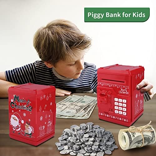 Piggy Banks Money Banks Electronic Code Lock With Passion Box Mini банкомат пари Заштедете за хартиени пари и монети, најдобар подарок за момчиња
