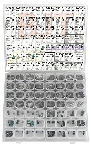 Комплет за асортиман на крајниот транзистор, 686 компјутери, 54 типови, БЈТ, Мосфет, Германиум, Дарлингтон, Jfet Incl. 30 приклучоци за компјутери