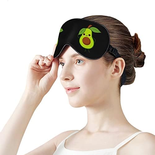Авокадо Овошје Маска За Спиење Лесна Маска За Очи Маска За Очи Покријте Со Прилагодлив Ремен За Мажи Жени