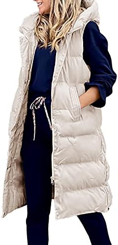 Зефотим плус палто со големина на жени, лесен ватиран елек кардиган гроздобер бушава јакна без ракави кардиган јакна