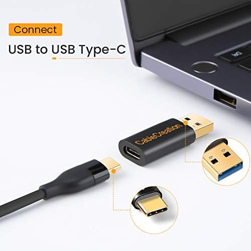 Пакет за каблирекција-2 артикли: 3-порта USB 3.0 Ethernet адаптер USB C женски до USB машки адаптер