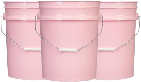 Куќа Натуралас 5 галон розова храна од пластична корпа за складирање на храна направена во САД