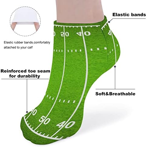 Американски Фудбалски Терен Чорапи До Глуждот Меки Без Шоу Чорапи Перница Ниско Исечени Чорапи 5 Пара За Мажи Жени