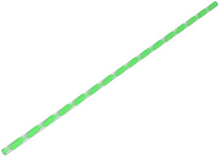 IiVverr Twisted Green Line Solid Acrylic Rod Rod PMMA Bar 500mmx10mm (Barra Trenzada de Barra de Pmma de Línea Verde Maciza de 500 mm x 10 mm