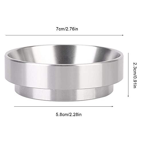 58мм еспресо дозирање инка, алуминиумска легура Универзален прстен за дозирање на кафе, додатоци за магнетна машина за кафе за