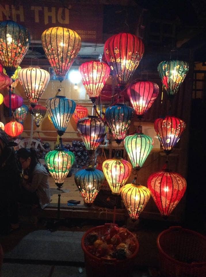 Терапаин тргување Виетнамска ориентална свилена бамбус рачно изработена ламба за фенер Кинески бели 9 “S V3