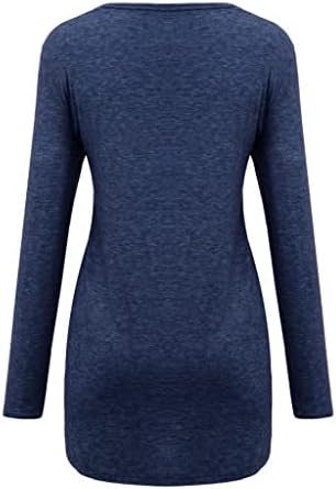 Женски Божиќ блуза o-врат џемпер обичен пулвер удобни џемпери лабави маички графички врвни печатени долги ракави
