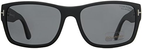 Том Форд Машки Мејсон ТФ445 ТФ445/С 02Д Црни Модни Очила за Сонце 58мм