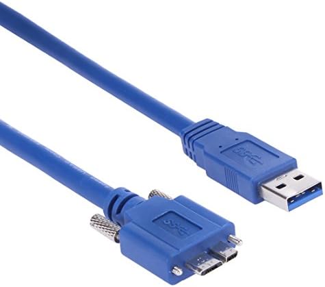 USB адаптер USB 3.0 Micro-B машки до USB 3.0 машки кабел, должина: 60см.