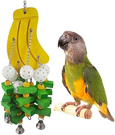 Keersi средна голема птица џвакање играчки дрво блок за папагал паракетика кокатиел кокату кокату африкански сив макав еклекттус амазон