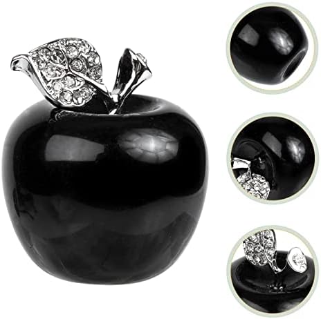 Pretyzoom 35mm/ 1.38in кристално јаболко фигура кристално јаболко занаетчиска занаетчиска декорација заздравување на кристал домашен декор за