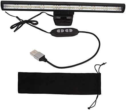 Jectse компјутерски монитор светло, LED компјутерски монитор Светло ламба со 3 режими на температура во боја, заштеда на простор за заштеда на ламба за заштеда на екрано