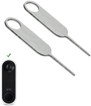 Алатка за замена на Arlo Doorbell Pin, Алатка за замена на ослободување на верзијата, компатибилна со вратата на Arlo Doorbell