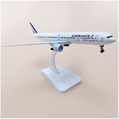 Модели на авиони 20 см фит за авиони Boeing B777 модел со тркала Die Cast Metal Airplane Model Model Airliner Колекционерски графички приказ