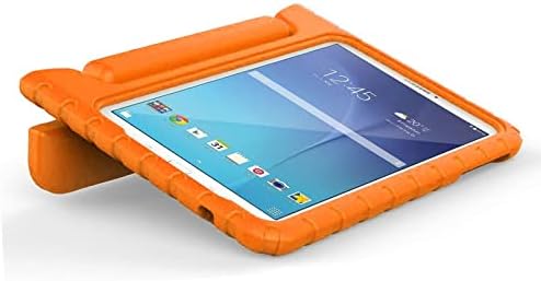 Детски Случај За Samsung Galaxy Tab е 9,6-инчен Објавен 2015 Таблет Детски Доказ &засилувач; Заштитно Куќиште Отпорно На Удари Лесен Издржлив Капак Од Пена, Портокал