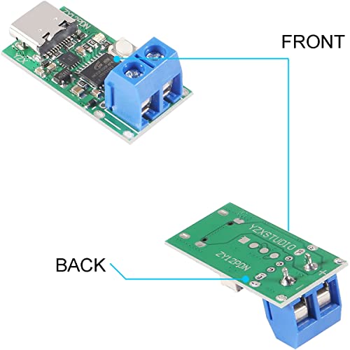 Dkardu Type-C USB-C Брзо полнење модул за активирање PD2.0 3.0 до DC Decoy Брзо полнење на активирање на анкета за детектор на анкета ZY12PDN