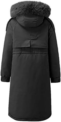Womенски женски топол палто јакни Парки за надворешна облека Зимски атлетски јакни со густо мантил