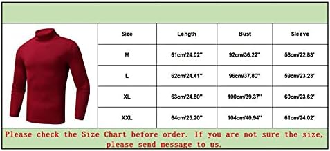 БЕИБЕЈА Потсмеваат На Вратот Пуловер За Мажи, 2021 Fall Еластична Памучна Тенка Цврста Боја На Вратот Основни Врвови Топла Долна Кошула