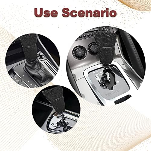 Rboko Auto Gear Shift Clonb Crown Bling Car Dear Gread Stick Stick Stick Pu Pu Faire Shift Gear Cover со додатоци за внатрешни