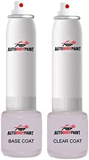 ABP допрете Basecoat плус комплет за боја на спреј за чистење, компатибилен со црниот Camaro Chevrolet