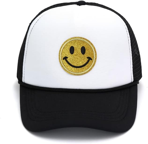 Сјајната насмевка капаче капа за лице Среќно лице Препливо капи се насмевнувам бејзбол капа за жени