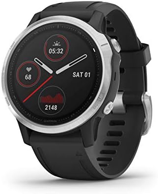 Garmin Fenix ​​6s, Premium Multisport GPS часовник, прилагодени со помала големина, топлина и надморска височина V02 MAX, сензори за пулсот