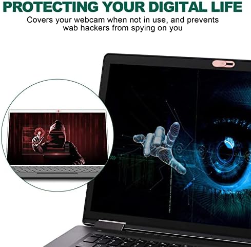 Слајд на веб-камерата на Onkentet 6PCS Компатибилен со Tesla Model 3 Y X S 2017-2023 додатоци за автомобилски фотоапарати лаптоп лаптоп за приватност